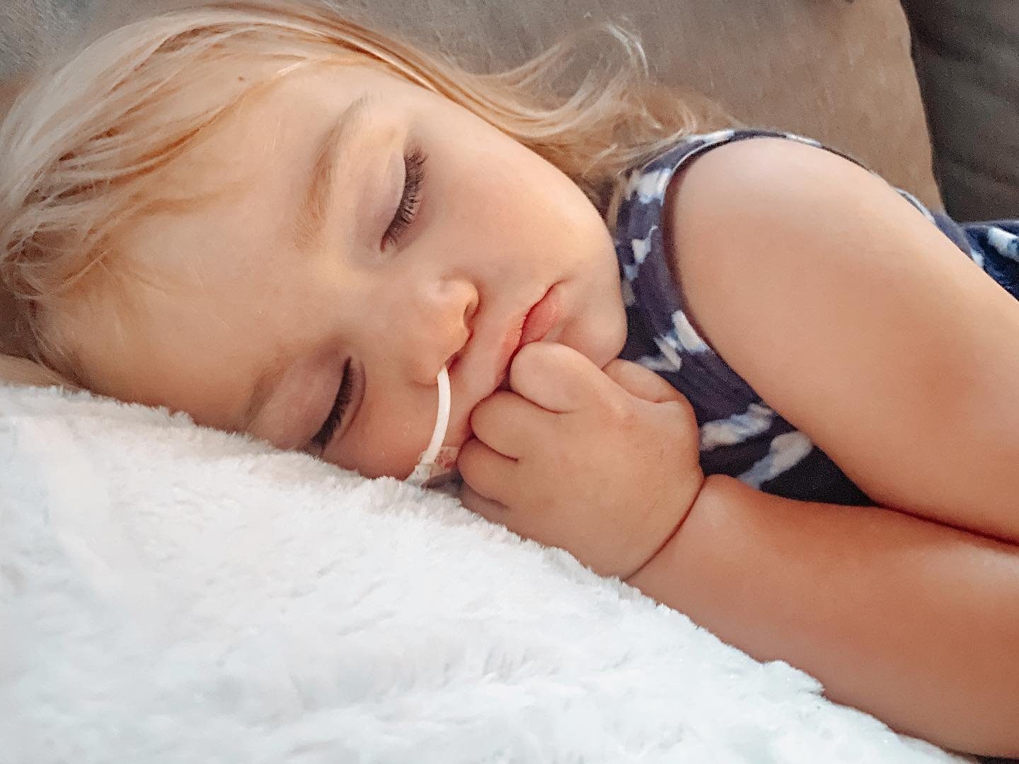 Maria Alice resting peacefully